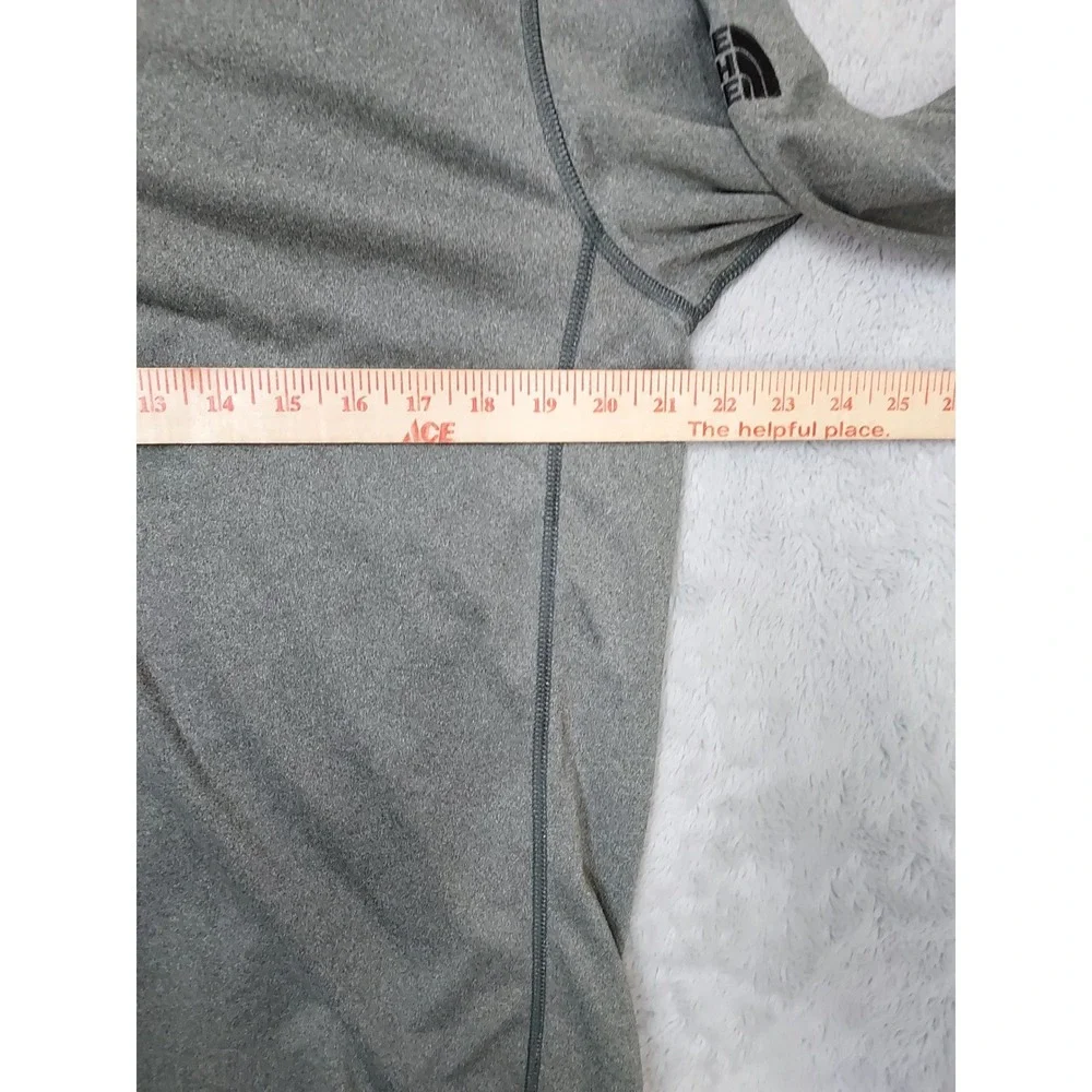 NEW The North Face Pullover Mens Medium Tech 1 4 Zip Fleece Asphalt Gray Heather
